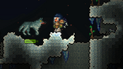 Wolf in snow biom