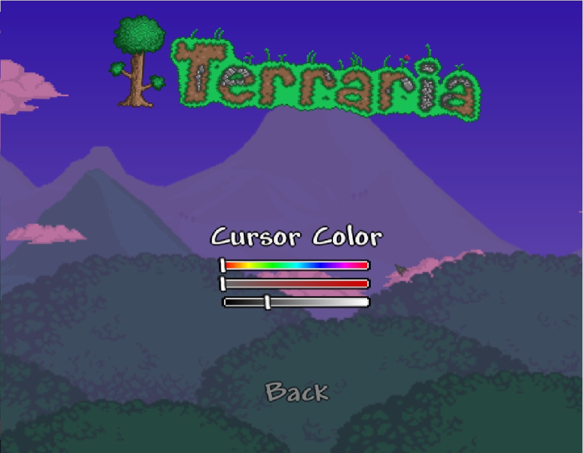 terraria how to change cursor color