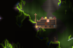 Terraria Gold Chest Poster by Zero .