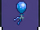 Blue Horseshoe Balloon