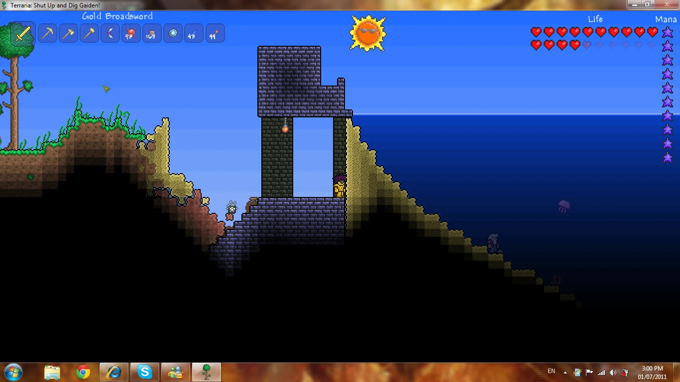 Overlapping Biomes | Terraria Wiki | Fandom, image size:1366x768