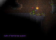 Eater of worlds1.png (40 KB) Summoning the Eater of Worlds using an artificial pile of Ebonstone.