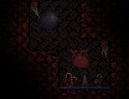 A shadow orb near a crimson heart (SUPER rare)