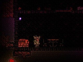 My underground Forge (Lava-powered) : Terraria