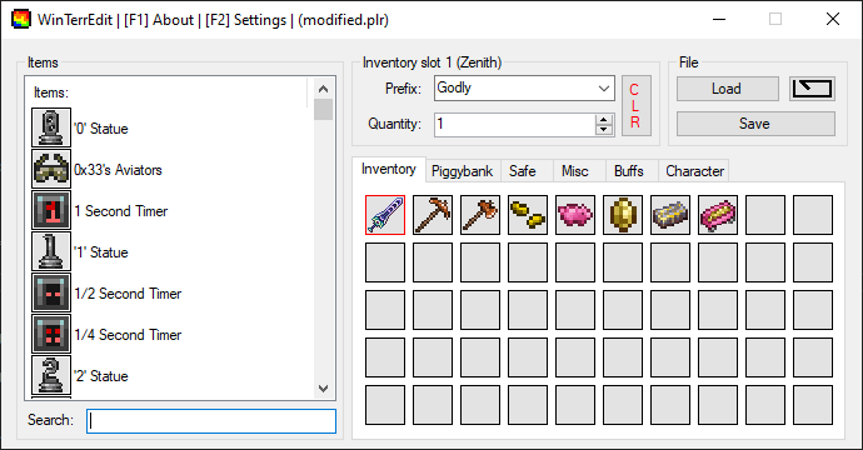inventory editor terraria invedit how to