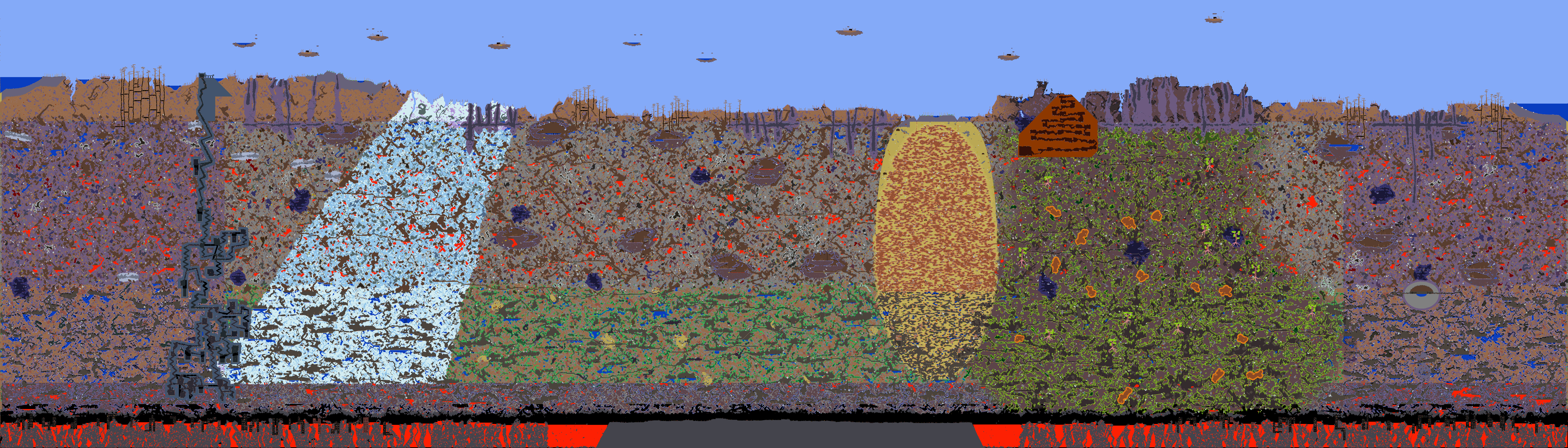 Using seed 5162020 gets you a crimson/corruption world. - Terraria