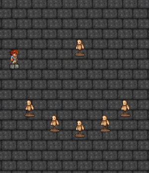 The Aerial Bane attacking . Note how the initial arrow splits down into five more.