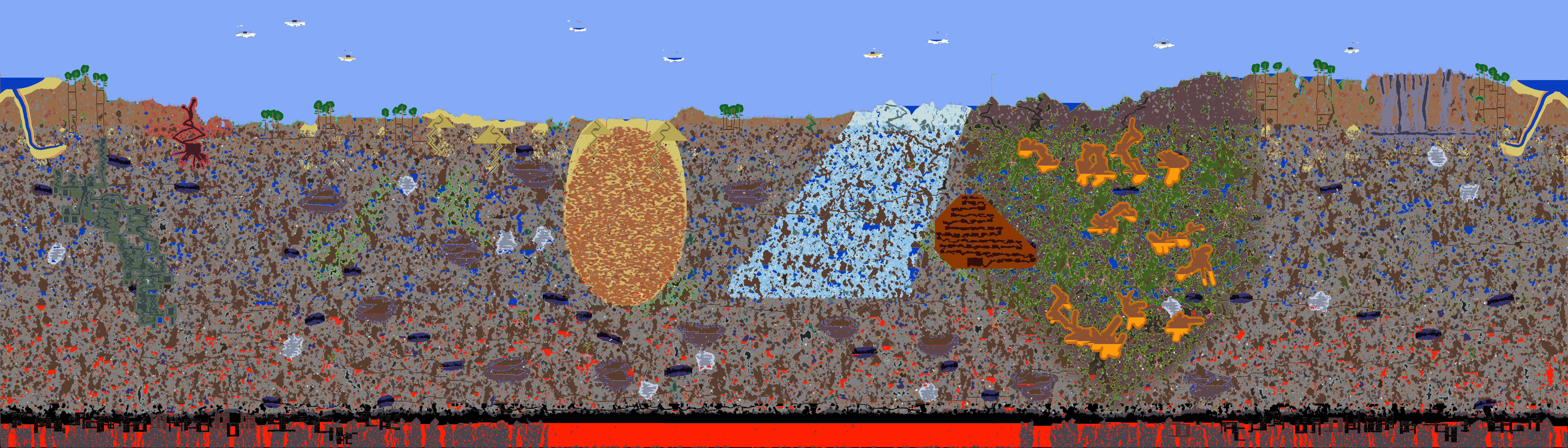 when 1.4.4.9 kicked in, my completed world went all the way BACK to post  skeletron : r/Terraria