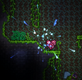 Fairies explode harmlessly after leading players to treasure.