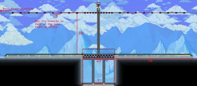 Incognito on X: In the process of building a HUGE boss arena #Terraria   / X