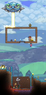 The event was easily exploited until 1.4 by standing in a box above the ground.