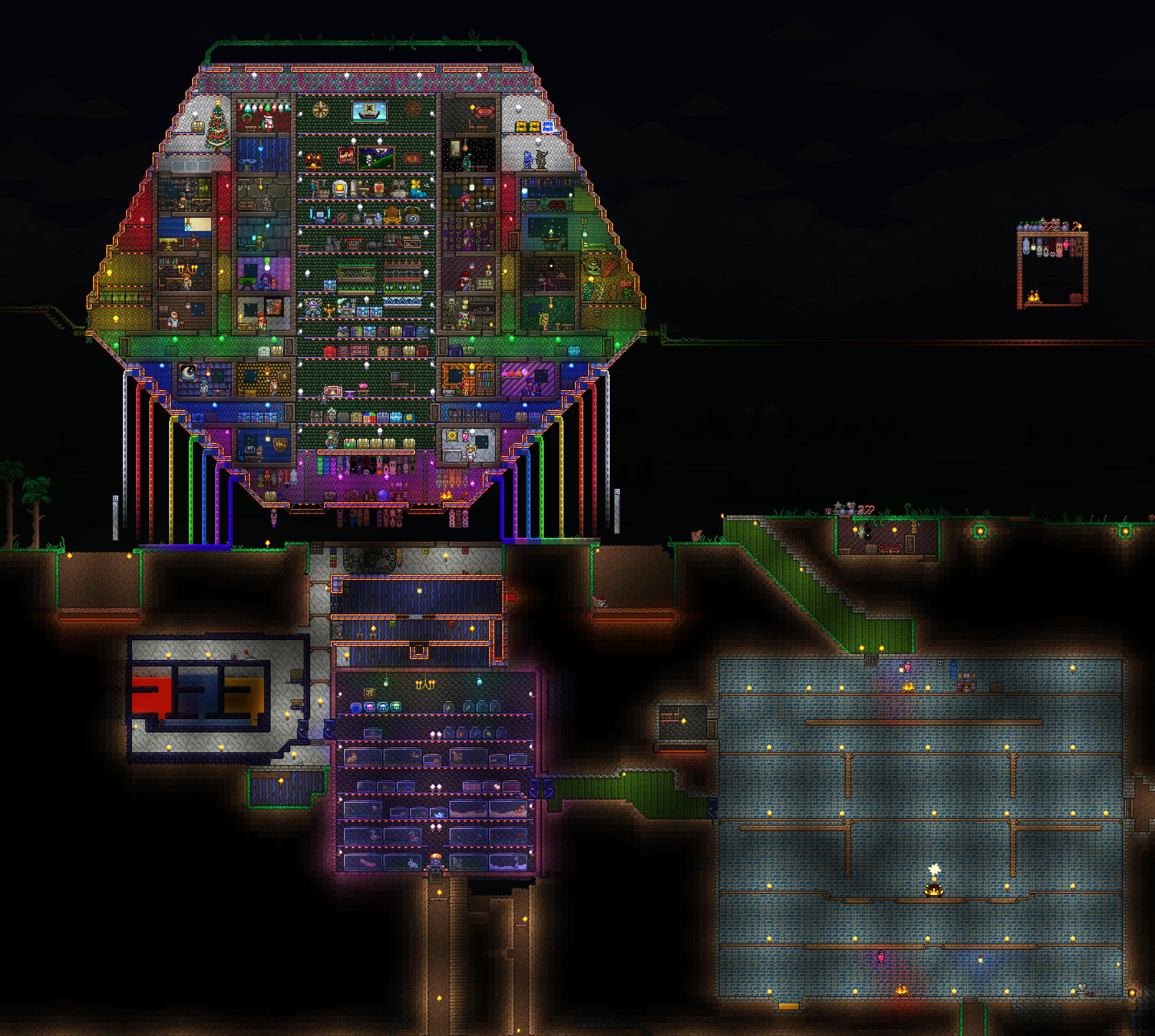 Terraria underground base фото 27