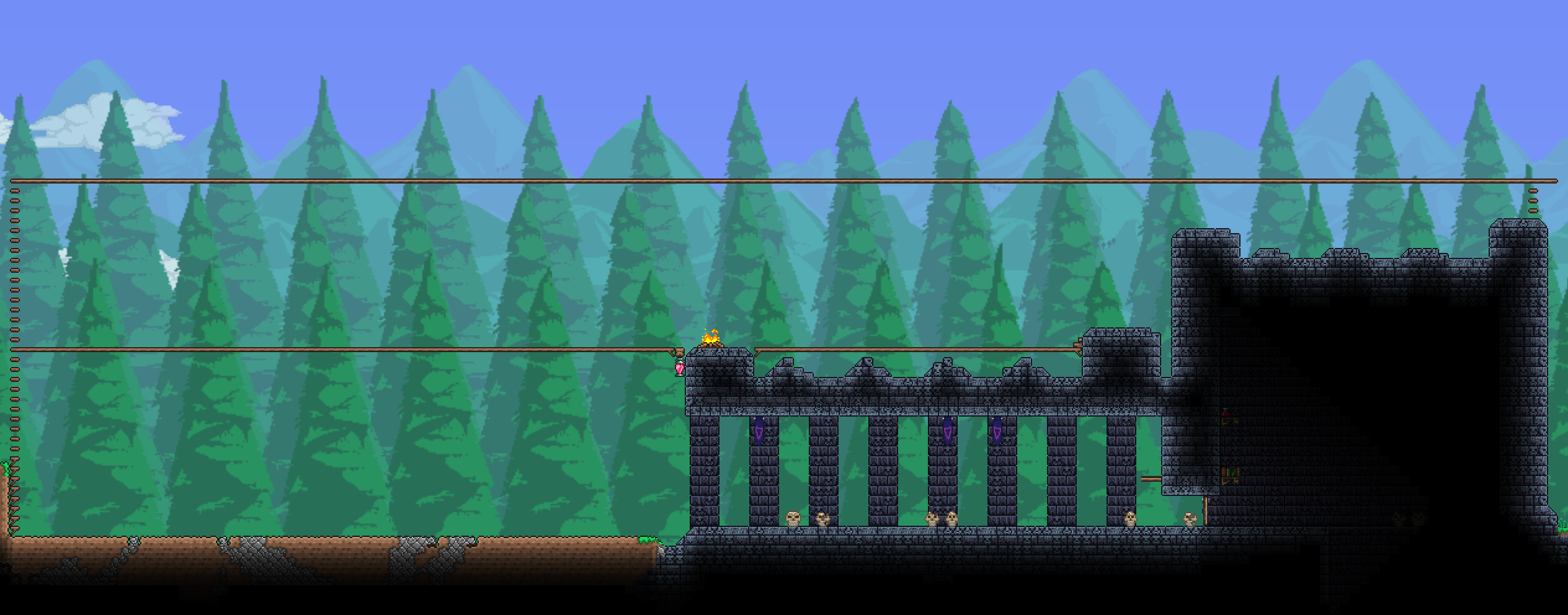 Show me your boss arenas! : r/Terraria