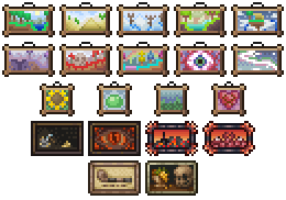 Paintings Terraria Wiki   Latest