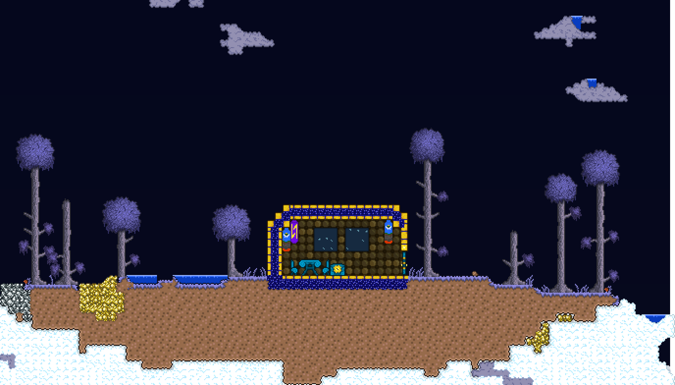 Terraria Mobile 1.4.4.9 Fledgling Wings Seed Close to Ground