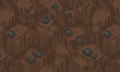 Motif de terre grossière avec des rochers