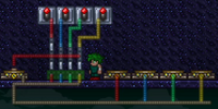 Basic four-destination Teleporter system from the video.