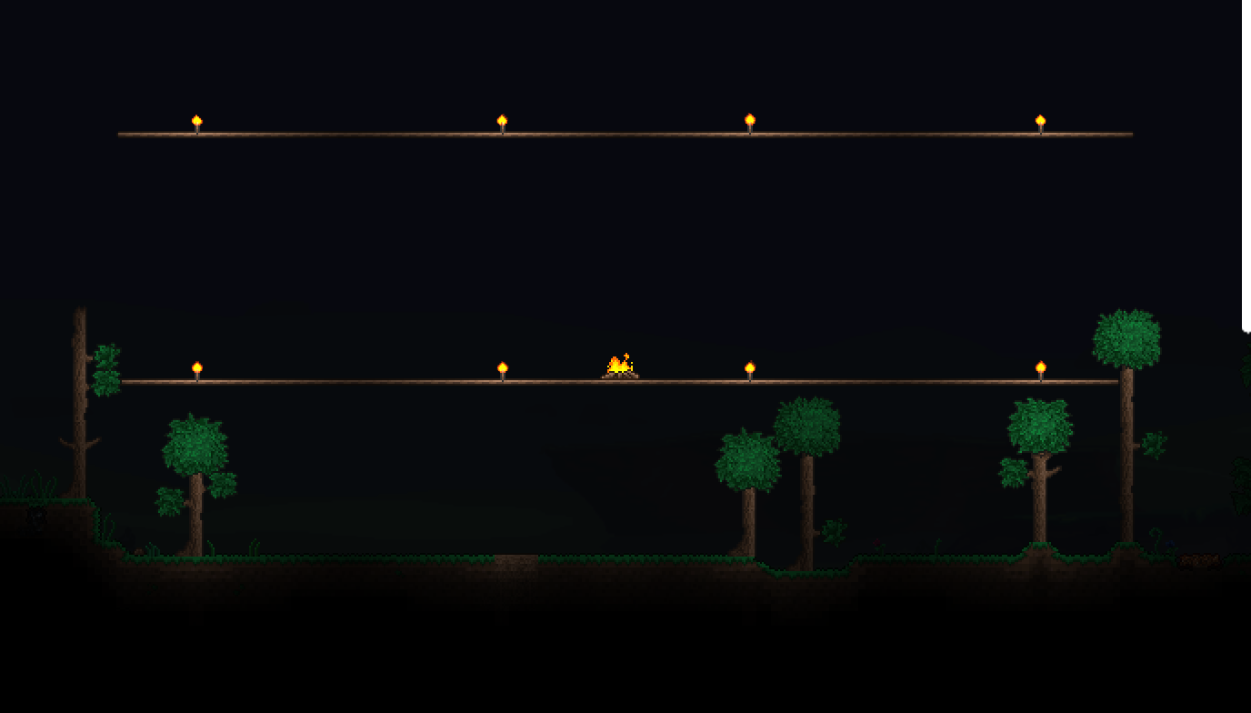 r/Terraria 🌳 on X: My ultimate arena that I made for boss fights and  events!   / X