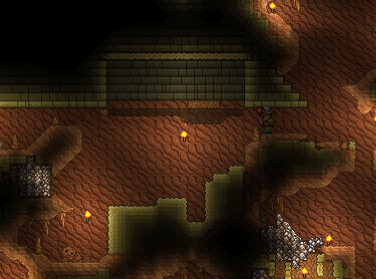 Trap chest and gold chest naturally spawned touching : r/Terraria