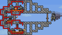 A maximal efficient spawner for 5 statues.