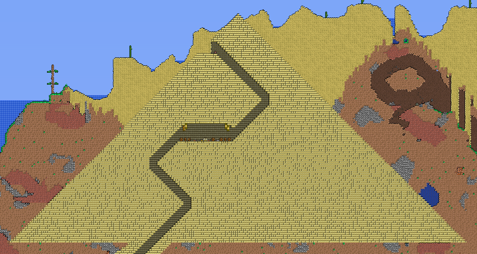 Seed with 2 Pyramids, Flying Carpet and Pharaoh's set: (classic