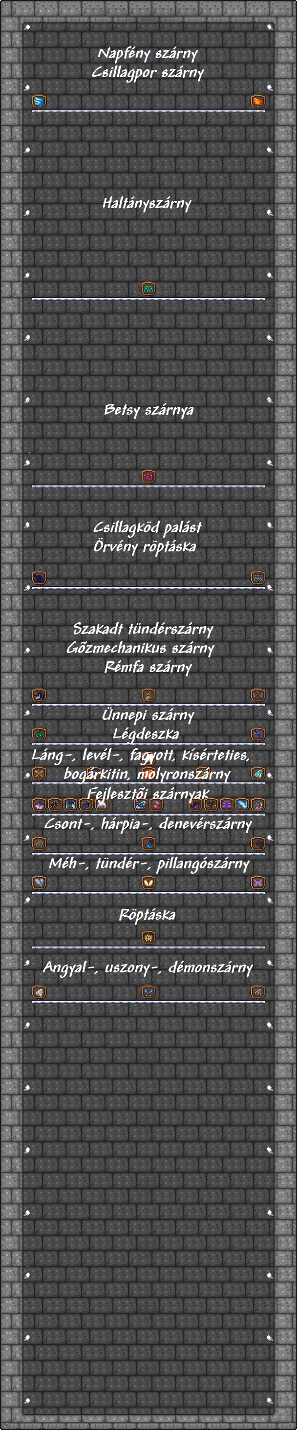 Terraria wings list фото 33