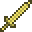 Złoty, krótki miecz widziany w ekwipunku