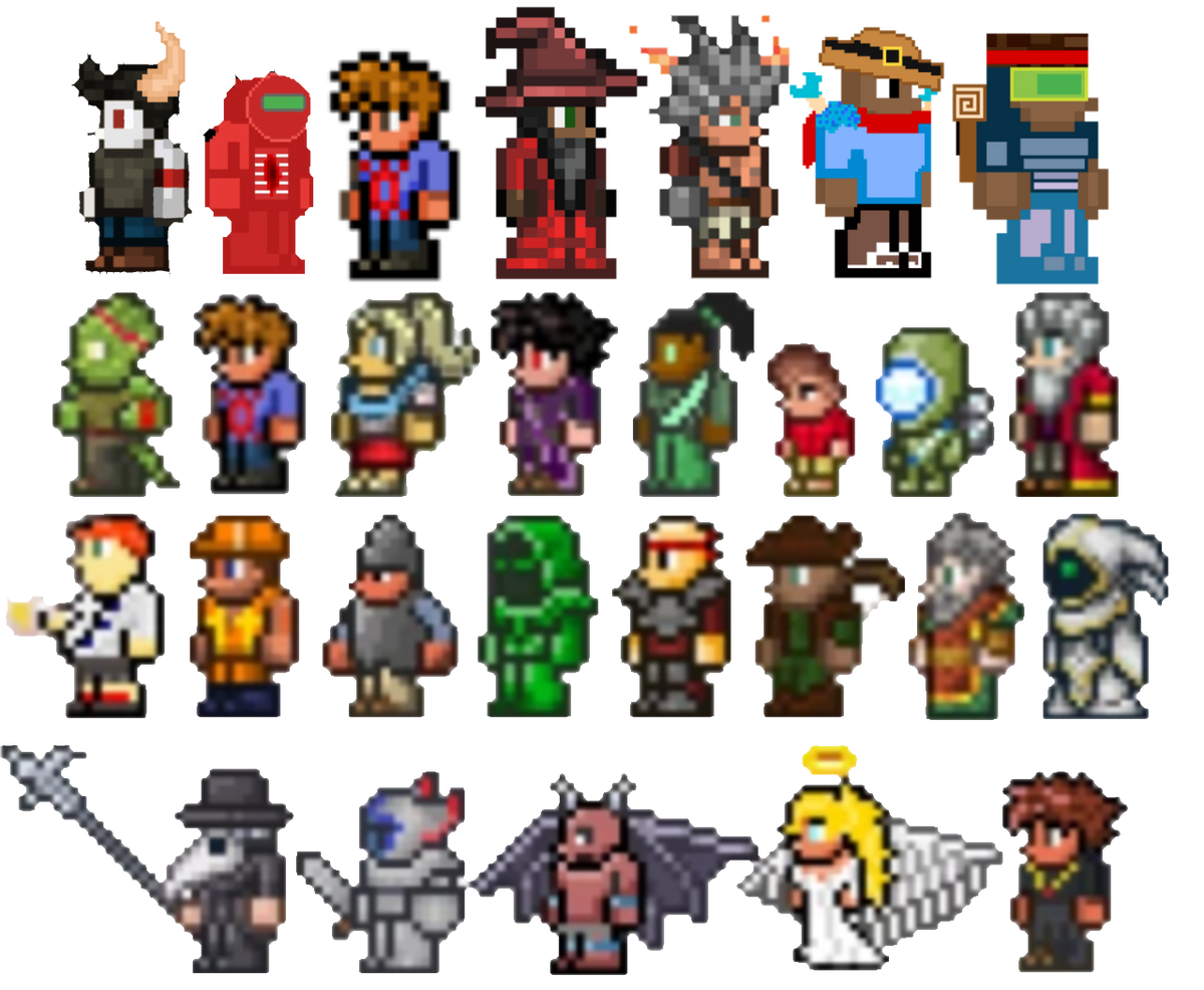 The npcs of terraria фото 5