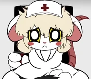 Lorna acting sad in an attempt to cover up the harm one of the children caused by her.