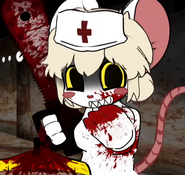 Ditto (without dialog), but laughing.