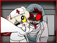 Lorna made a selfie with Lake.