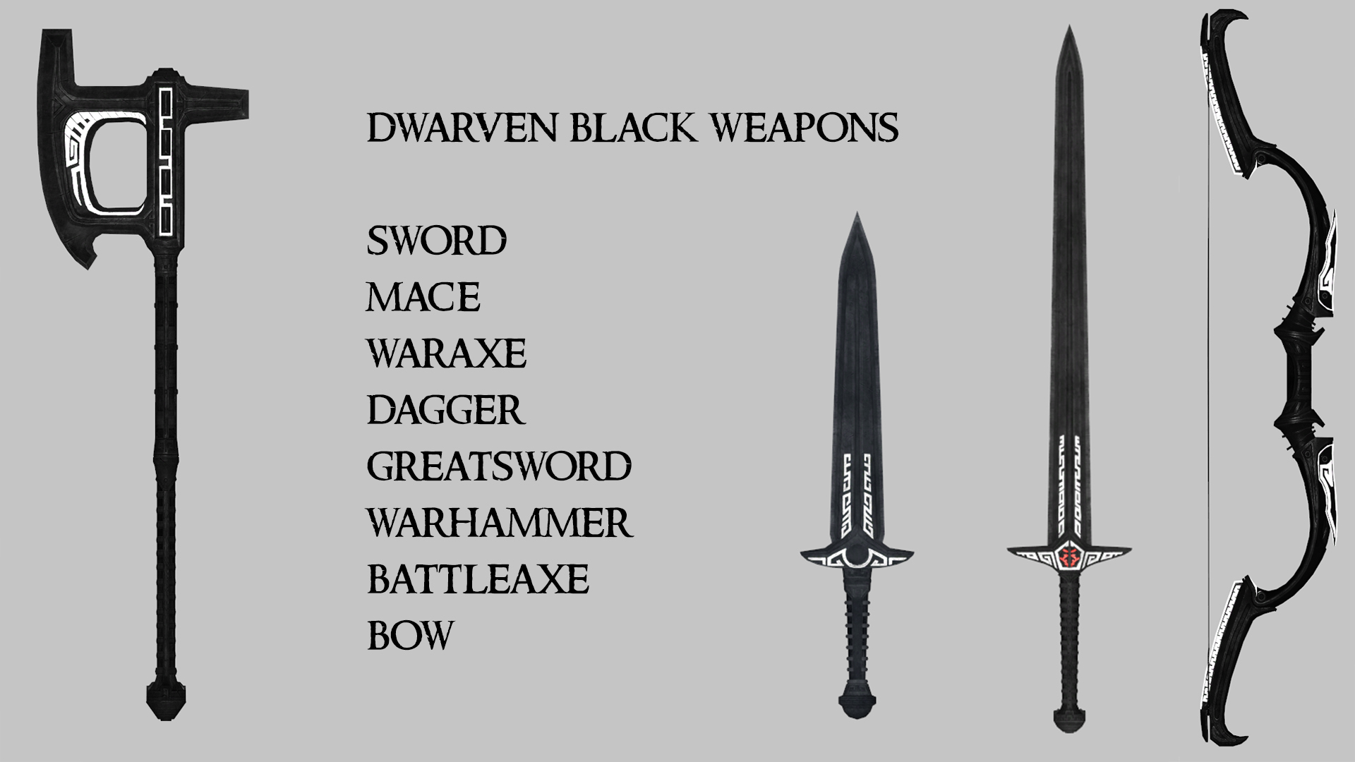 skyrim black sword mod