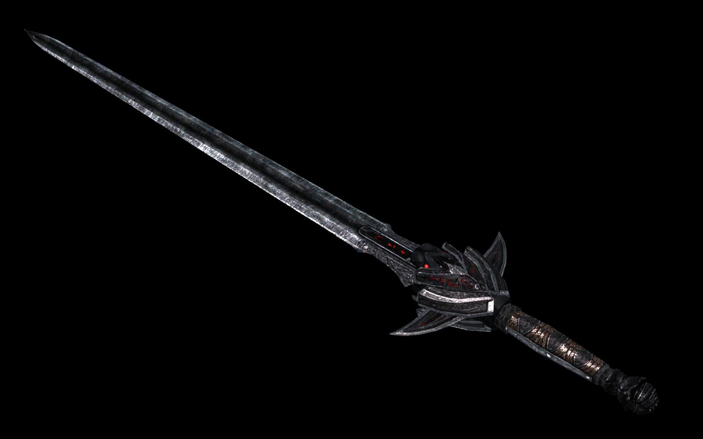 skyrim daedric sword