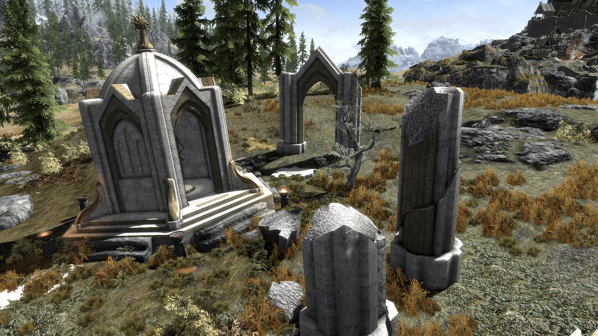 Skyrim Wayshrines Immersive Fast Travel The Elder Scrolls Mods Wiki