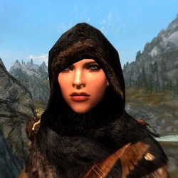 Fur Mantle - Black
