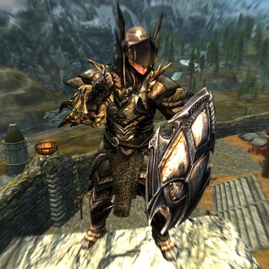 skyrim dragon armor mod