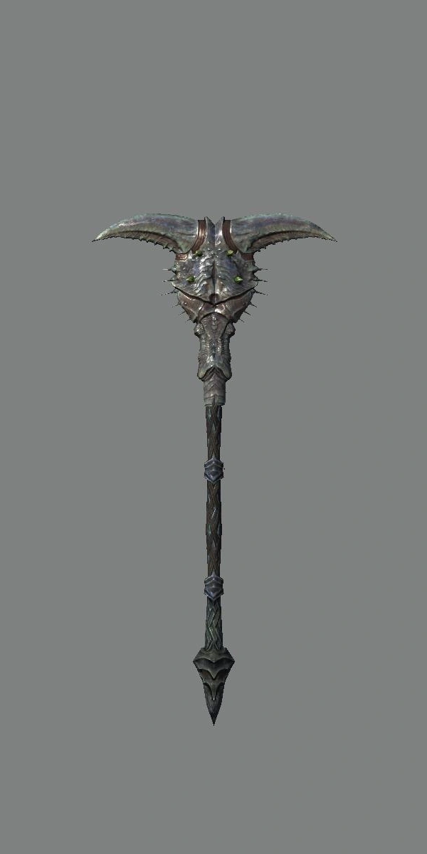 Falmer Double Axe The Elder Scrolls Mods Wiki Fandom