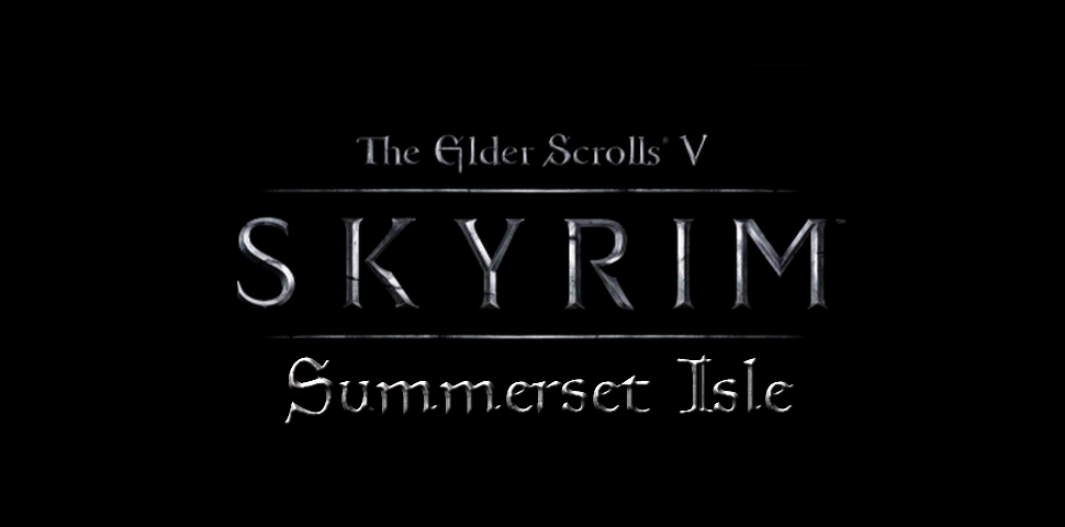 skyrim summerset isles mod