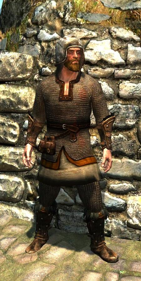 skyrim chainmail armor mod