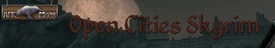 Open Cities Skyrim banner