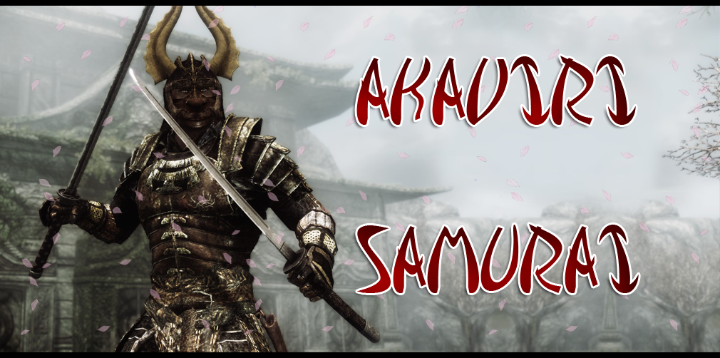 skyrim female samurai armor