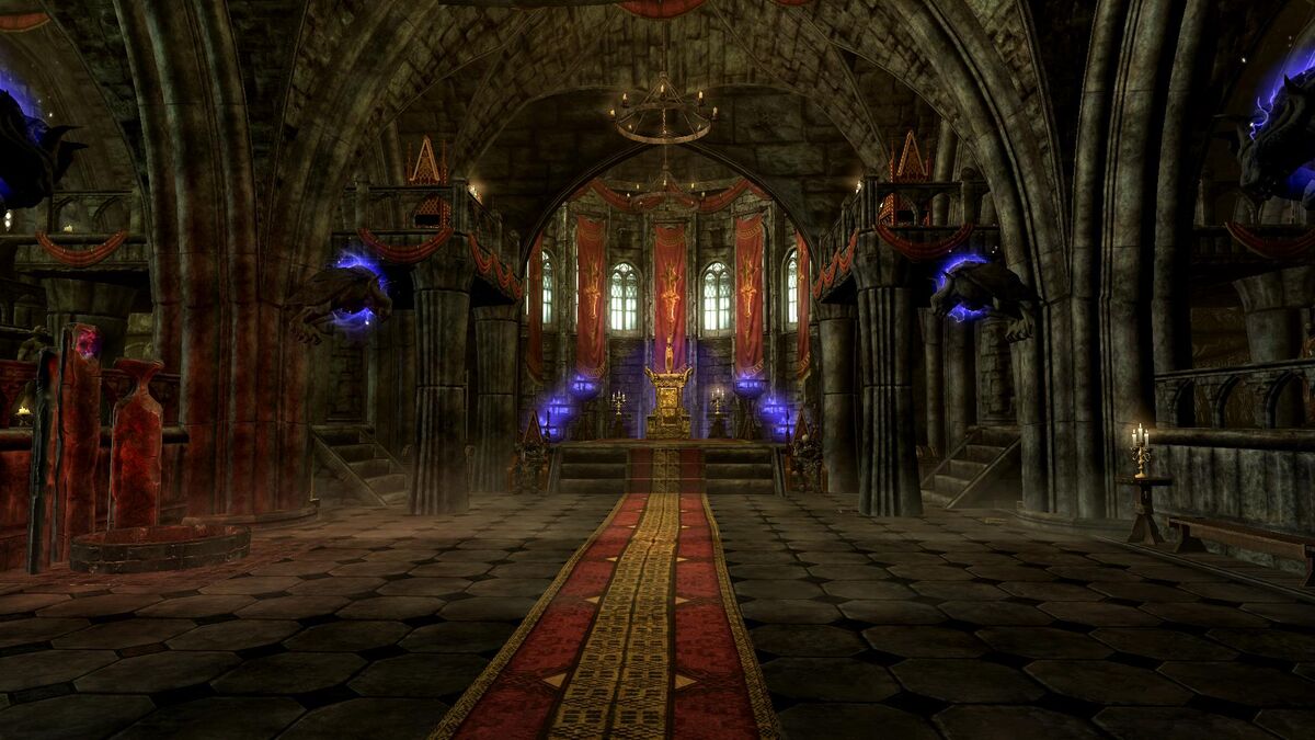 gothic throne room