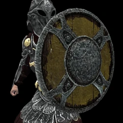 Painted Iron Shield