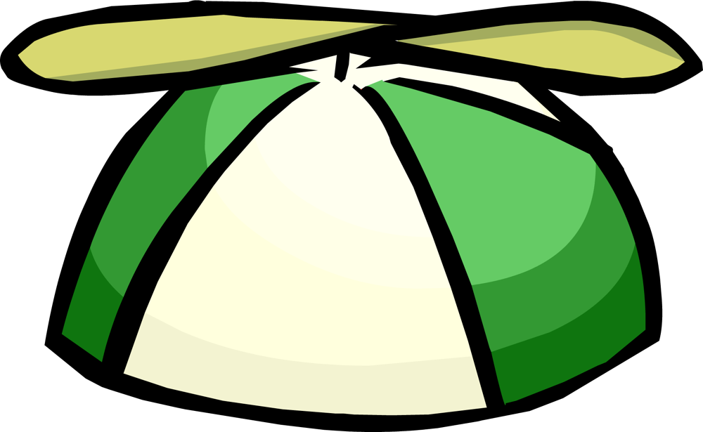 Green Propeller Cap | Club Penguin Legacy Wiki | Fandom