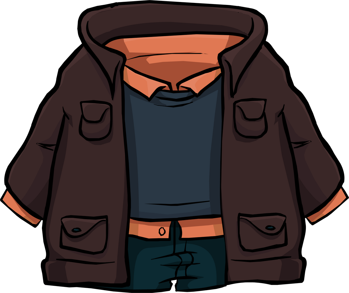 Warm Red Jacket | Club Penguin Legacy Wiki | Fandom