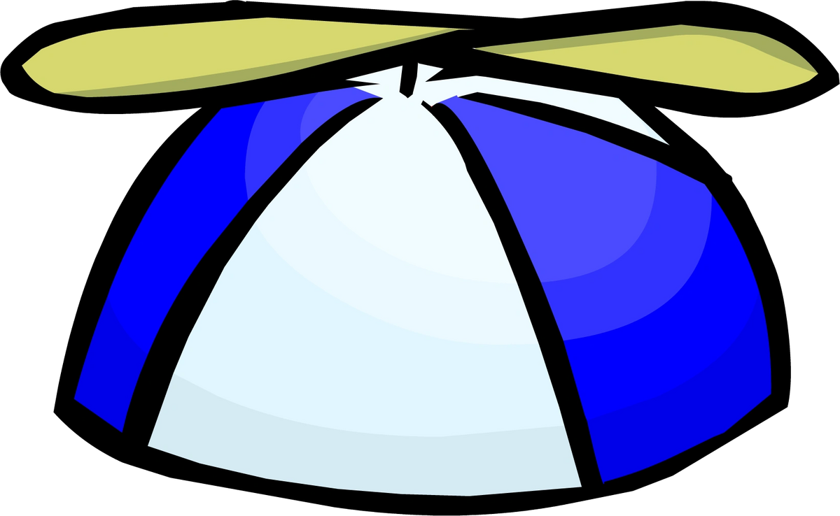 Blue Propeller Cap, Club Penguin Legacy Wiki