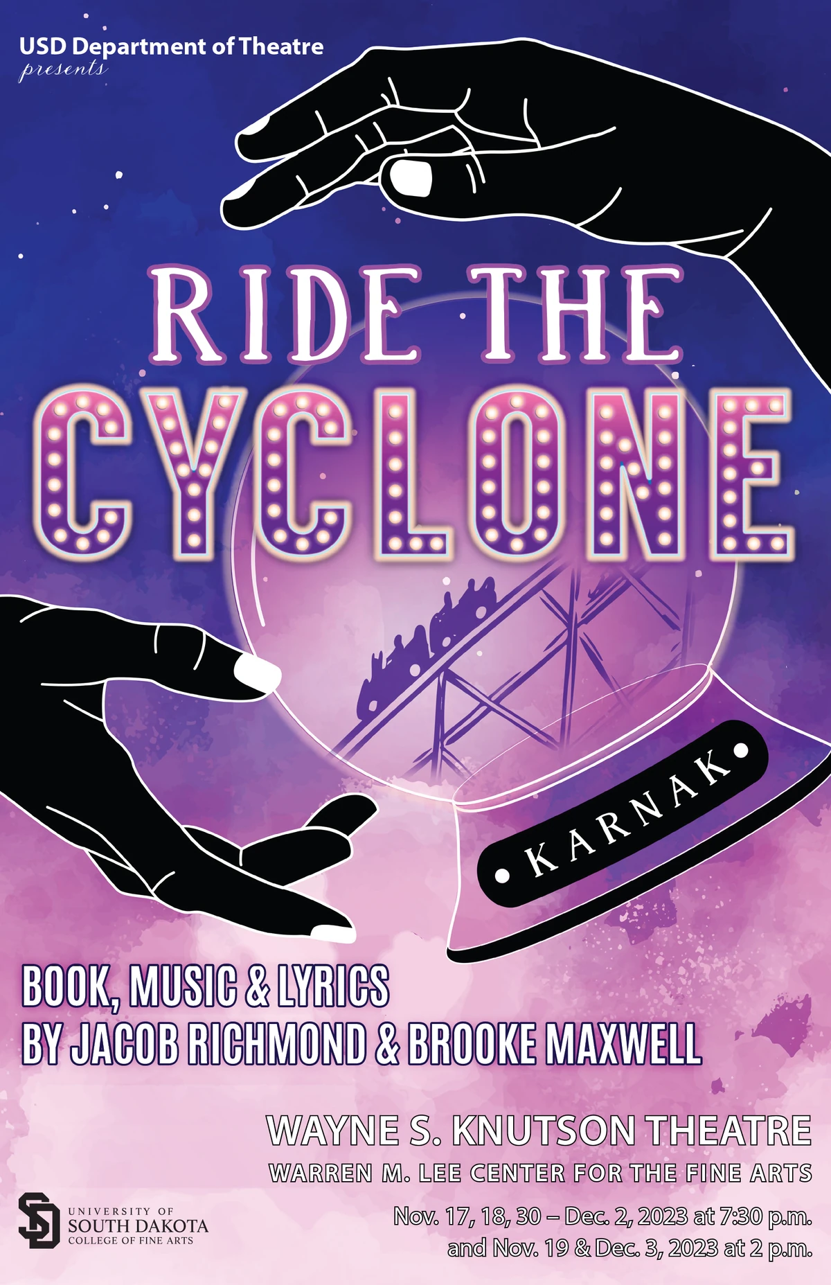 University of South Dakota (2023) Ride The Cyclone Wiki Fandom