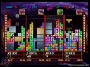 Players in The New Tetris make Gold Blocks and Silver Blocks.