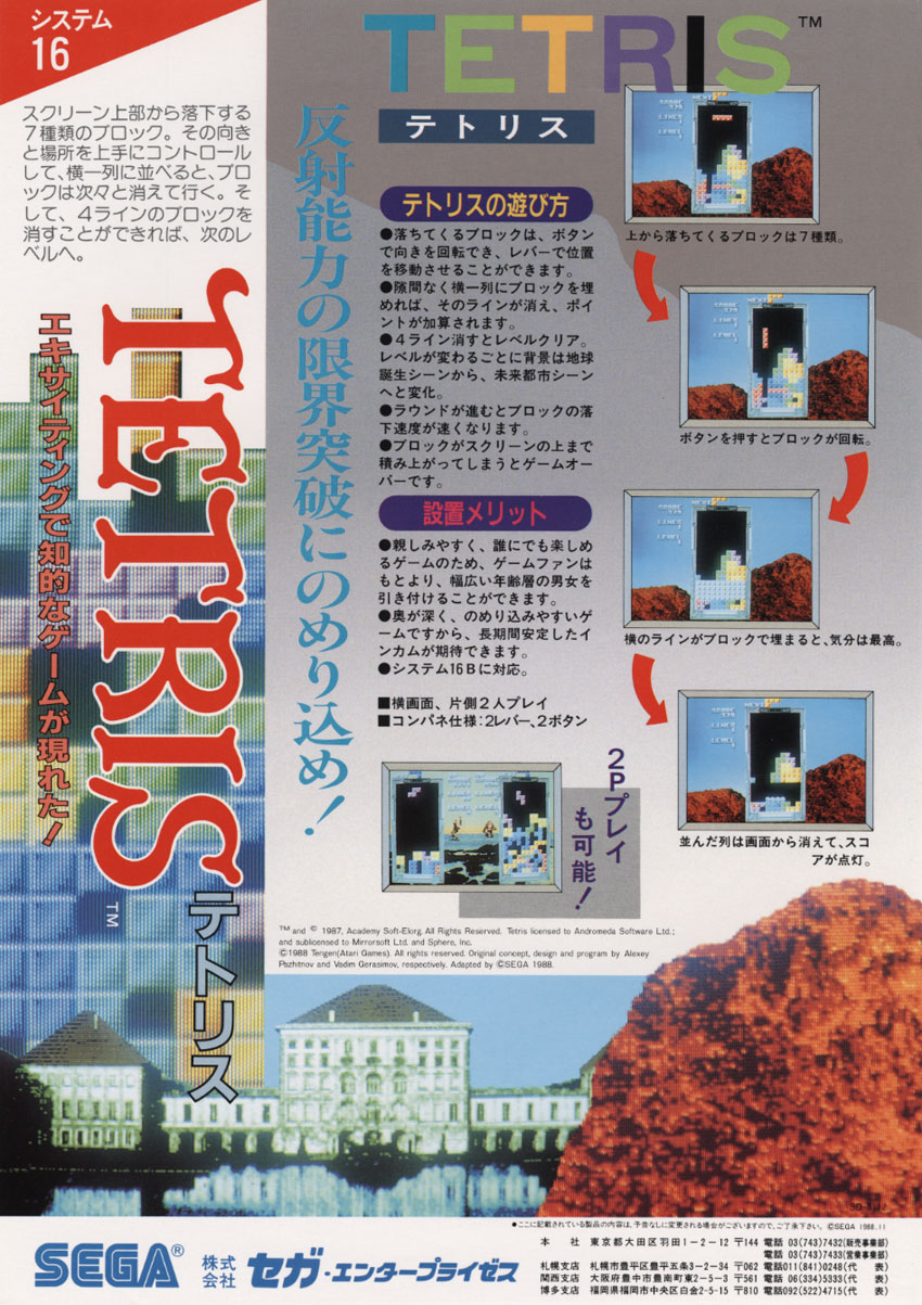 Tetris (Sega) | Tetris Wiki | Fandom