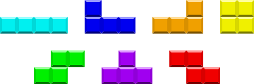 Tutustu 109+ imagen tetris block colors